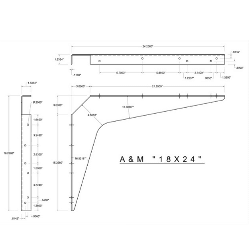 BRACKET-18X24-WHITE thumbnail 2