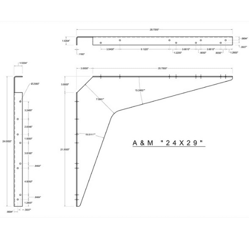 BRACKET-24X29-BROWN thumbnail 2