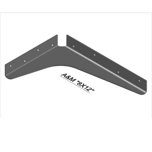 BRACKET-8X12-GRAY-US thumbnail 1
