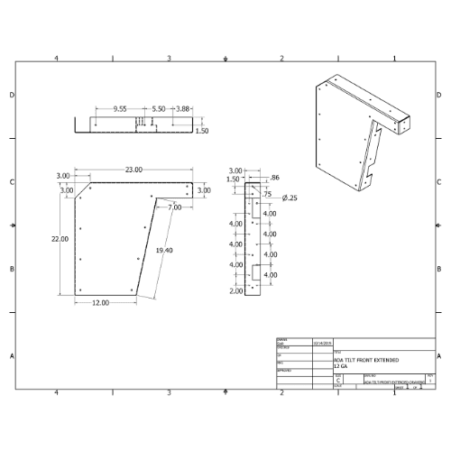 BRACKET-ADA-BLACK-23HOLE thumbnail 2