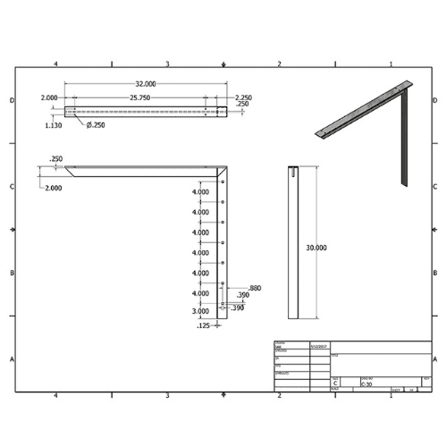 BRACKET-C(2.0)-30-WHITE thumbnail 2