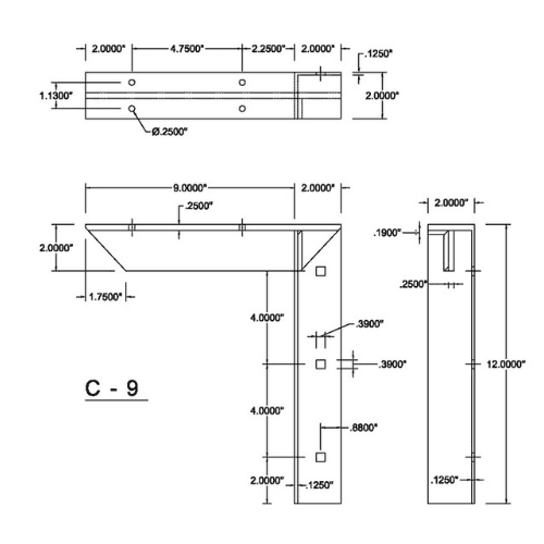 BRACKET-C(2.0)-9-GRAY thumbnail 2