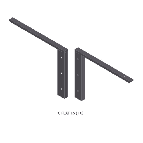 BRACKET-CFLAT(1.0)-15-BLACK thumbnail 1