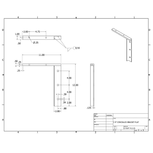 BRACKET-CFLAT(1.0)-9-BLACK thumbnail 3