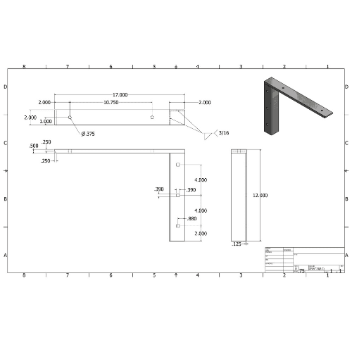 BRACKET-CFLAT(2.0)-15-BLACK thumbnail 3
