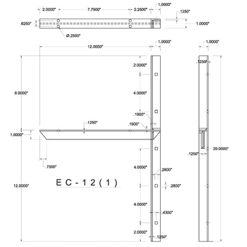 BRACKET-EC(1.0)-12-WHITE thumbnail 3
