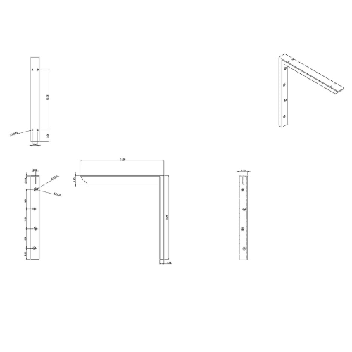 BRACKET-HYB(1.0)-15-BLACK thumbnail 2