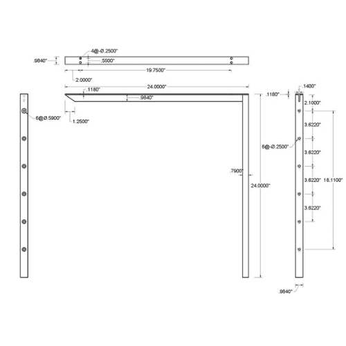 BRACKET-HYB(1.0)-24-WHITE thumbnail 2