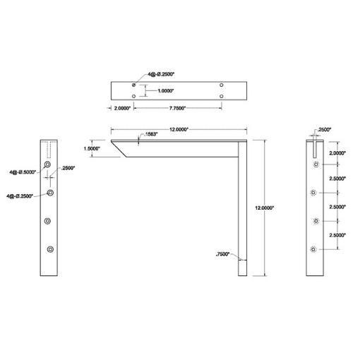 BRACKET-HYB(1.5)-12-WHITE thumbnail 3
