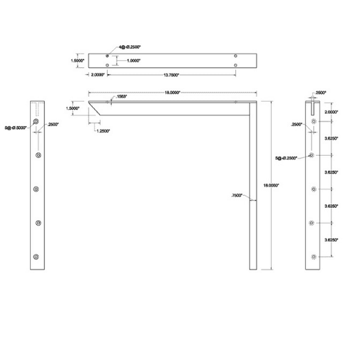 BRACKET-HYB(1.5)-18-WHITE thumbnail 3