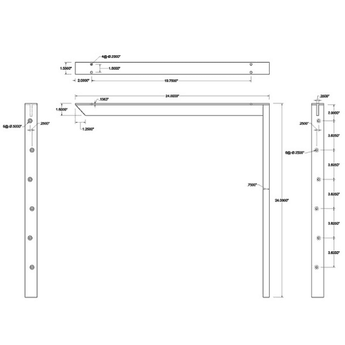 BRACKET-HYB(1.5)-24-WHITE thumbnail 3