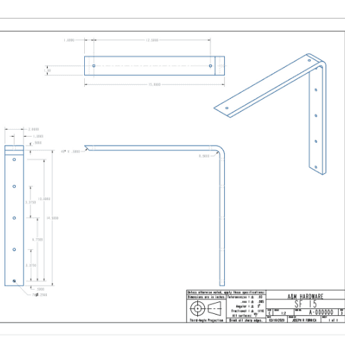 BRACKET-SF15-STAINLESS STEEL thumbnail 2