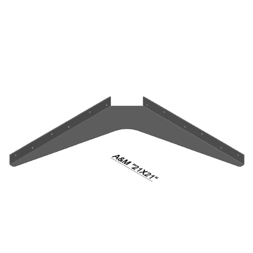 BRACKET-21X21-BROWN - image 2