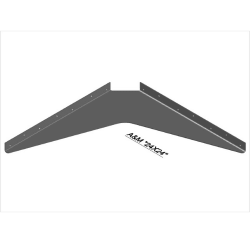 BRACKET-24X24-BROWN - image 1