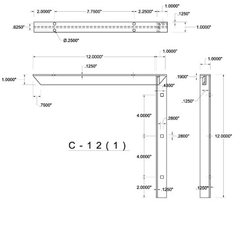 BRACKET-C(1.0)-12-WHITE - image 2
