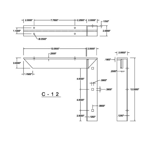 BRACKET-C(2.0)-12-WHITE - image 3
