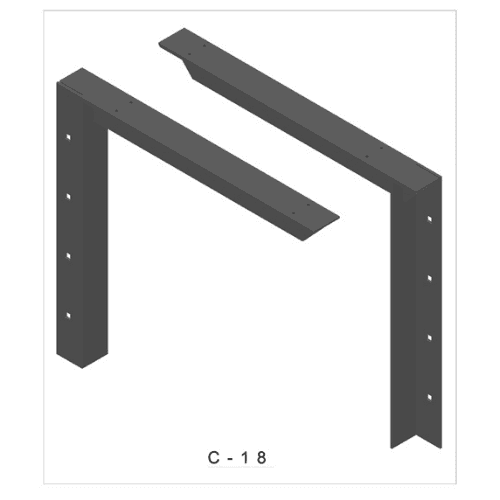 BRACKET-C(2.0)-18-GRAY - image 2