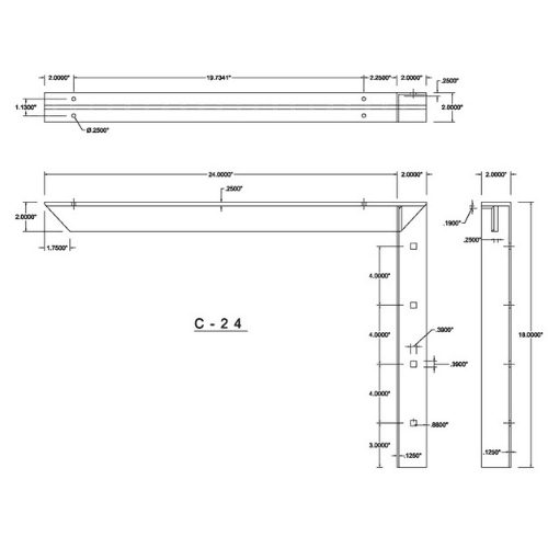 BRACKET-C(2.0)-24-BLACK - image 2