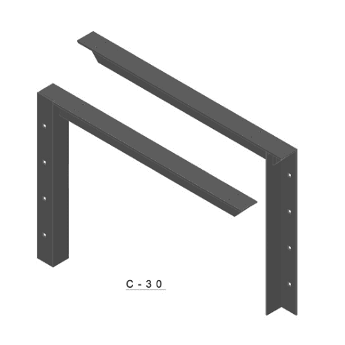 BRACKET-C(2.0)-30-WHITE - image 1