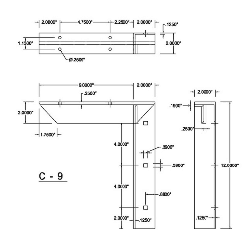 BRACKET-C(2.0)-9-GRAY - image 2