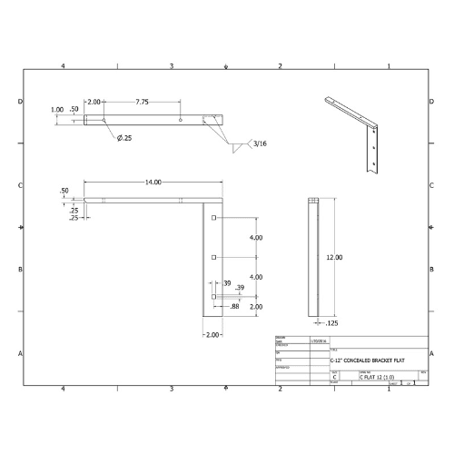BRACKET-CFLAT(2.0)-12-WHITE - image 2