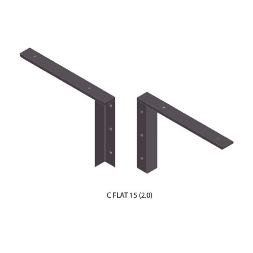 BRACKET-CFLAT(2.0)-15-WHITE - image 2