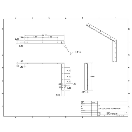 BRACKET-CFLAT(2.0)-24-BLACK - image 2