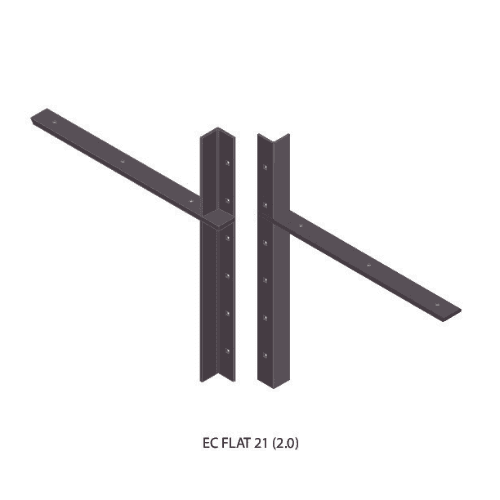 BRACKET-ECFLAT(2.0)-21-WHITE - image 1