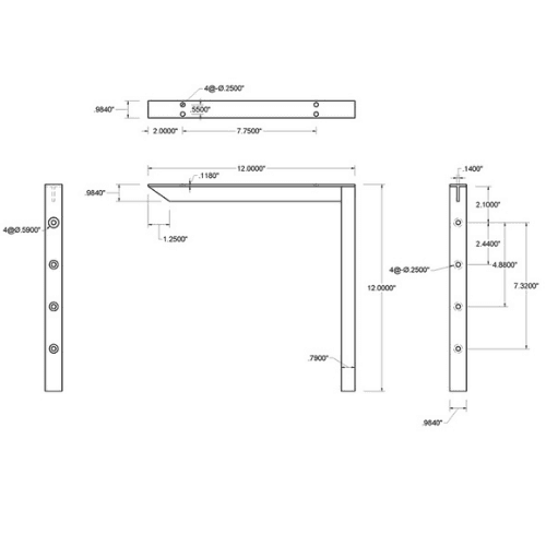 BRACKET-HYB(1.0)-12-BLACK - image 2