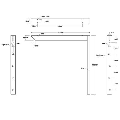 BRACKET-HYB(1.5)-18-WHITE - image 3