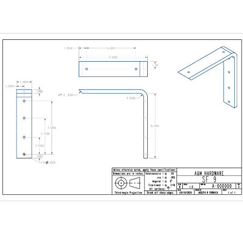 BRACKET-SF-9-ALUMINUM - image 2