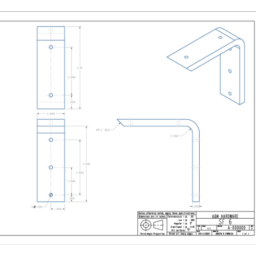 BRACKET-SF6-WHITE - image 2