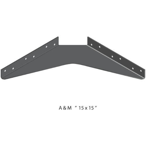 BRACKET-15X15-PRIMED - image 1