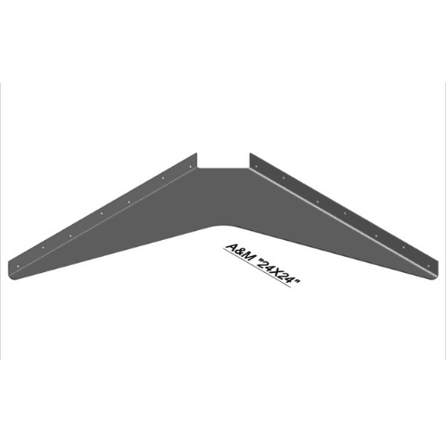 BRACKET-24X24-BLACK - image 2