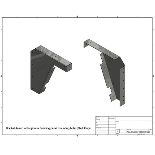 BRACKET-ADA-BLACK-21-USA - image 1