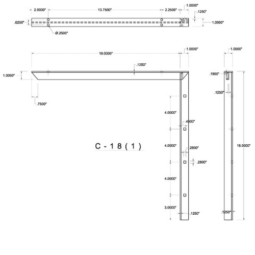 BRACKET-C(1.0)-18-WHITE - image 2