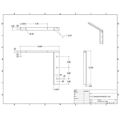 BRACKET-CFLAT(1.0)-12-WHITE - image 3