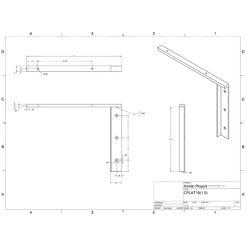 BRACKET-CFLAT(1.0)-15-BLACK - image 2