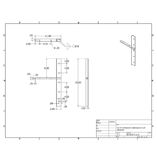 BRACKET-ECFLAT(1.0)-9-WHITE - image 2