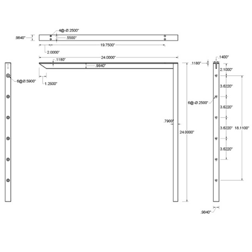 BRACKET-HYB(1.0)-24-BLACK - image 2