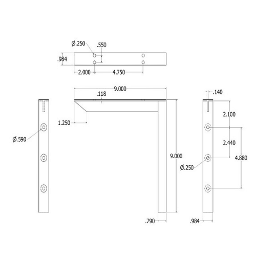 BRACKET-HYB(1.0)-9-BLACK - image 2