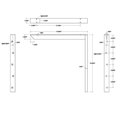 BRACKET-HYB(1.5)-18-WHITE - image 3
