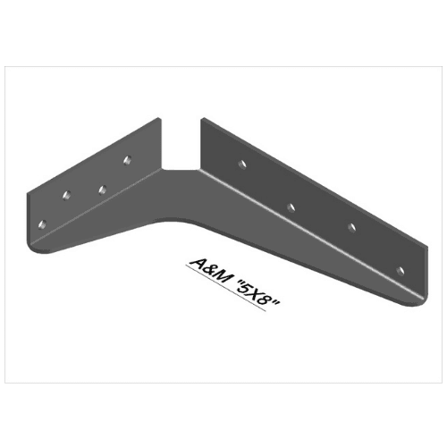 BRACKET-5X8-GRAY - image 1