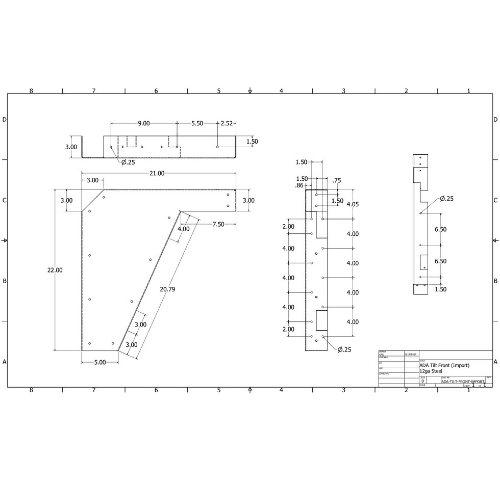 BRACKET-ADA-BLACK-21HOLE - image 2