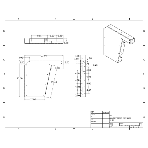 BRACKET-ADA-BLACK-23HOLE - image 2